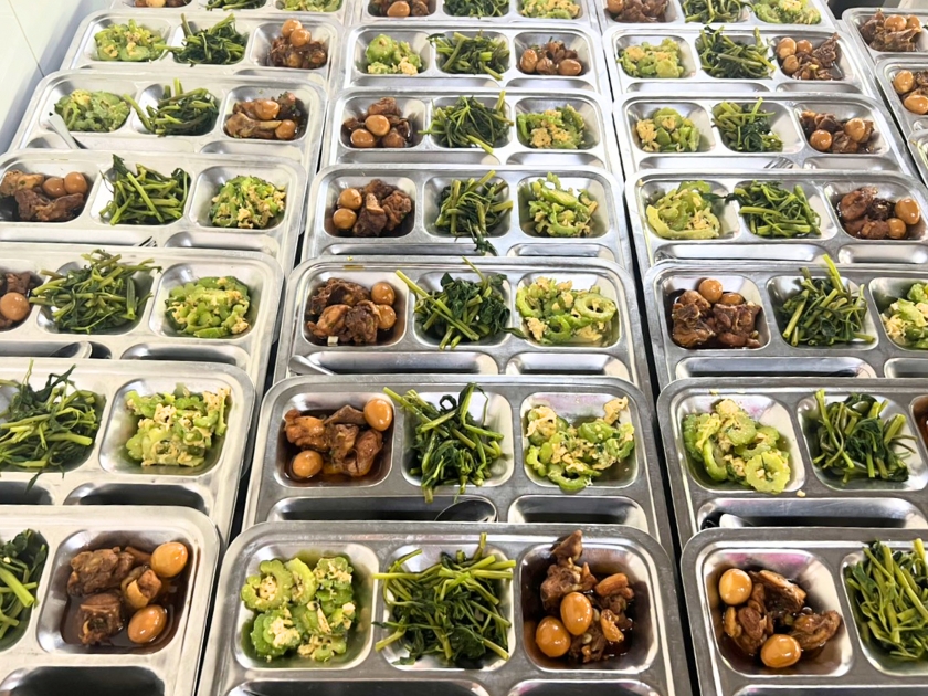 thực đơn suất ăn công nghiệp